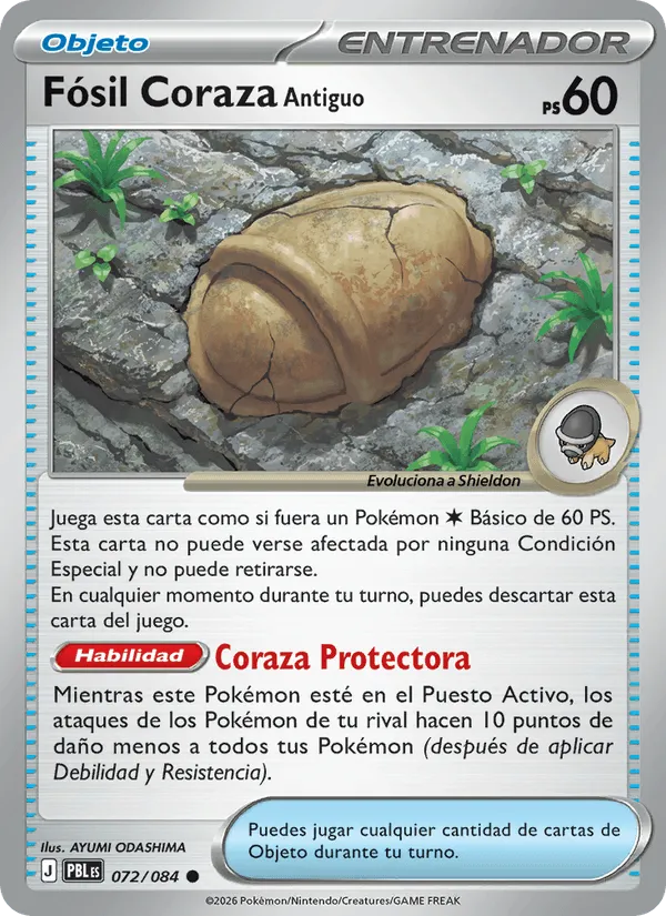 Fósil Coraza Antiguo · Oscuridad Absoluta 072/84
