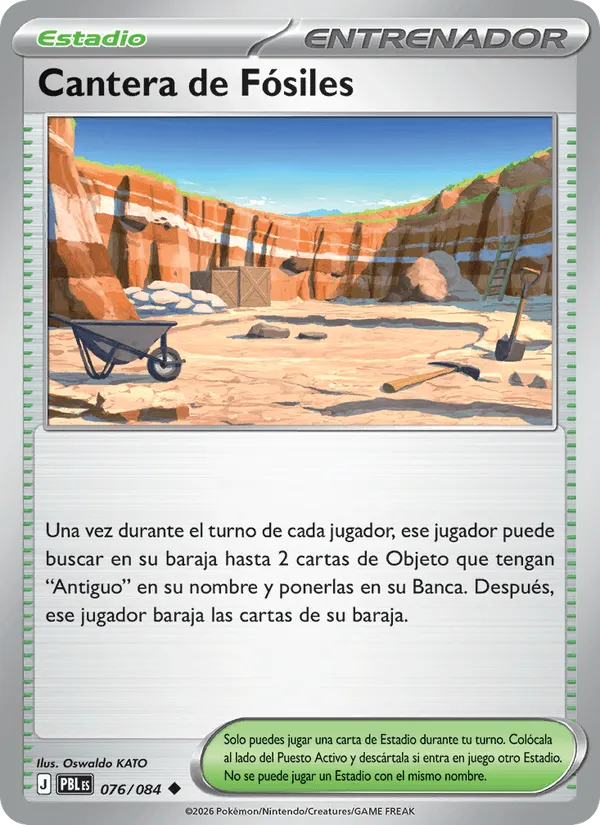 Cantera de Fósiles · Oscuridad Absoluta 076/84