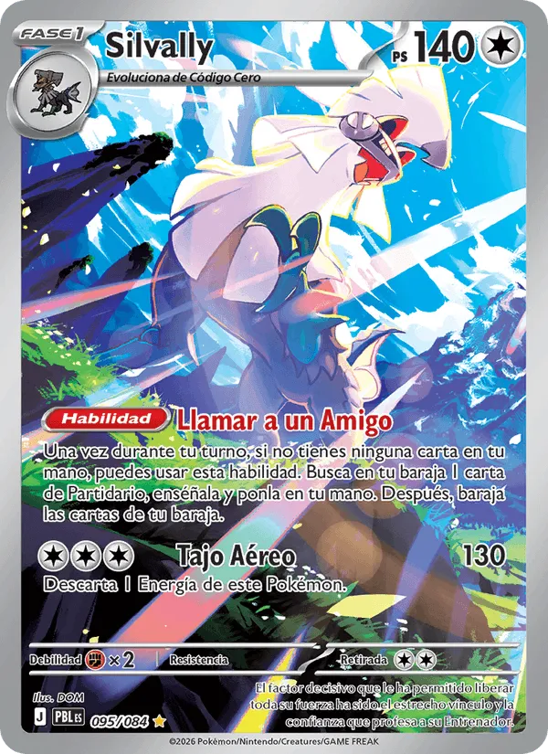 Silvally · Oscuridad Absoluta 095/84