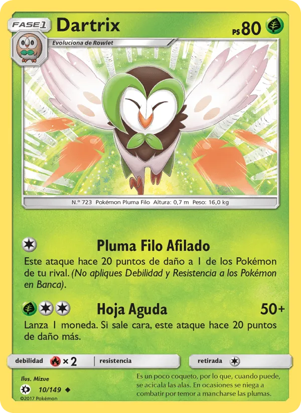 Dartrix · Sol y Luna 10/149