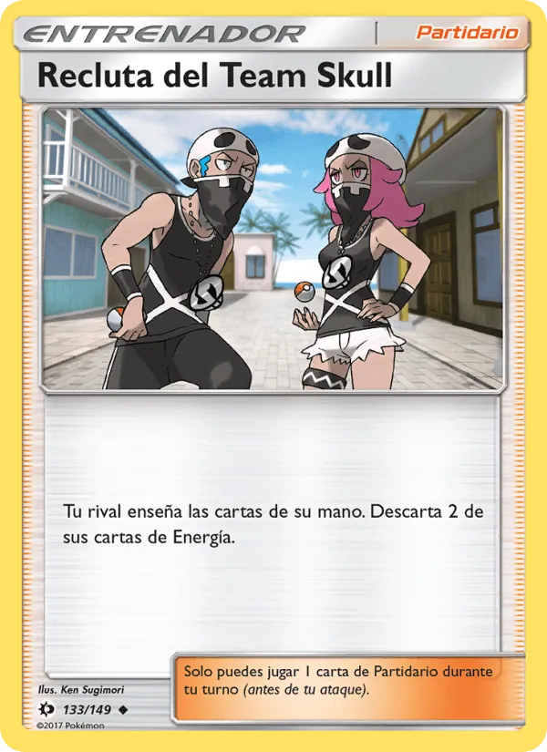 Recluta del Team Skull · Sol y Luna 133/149