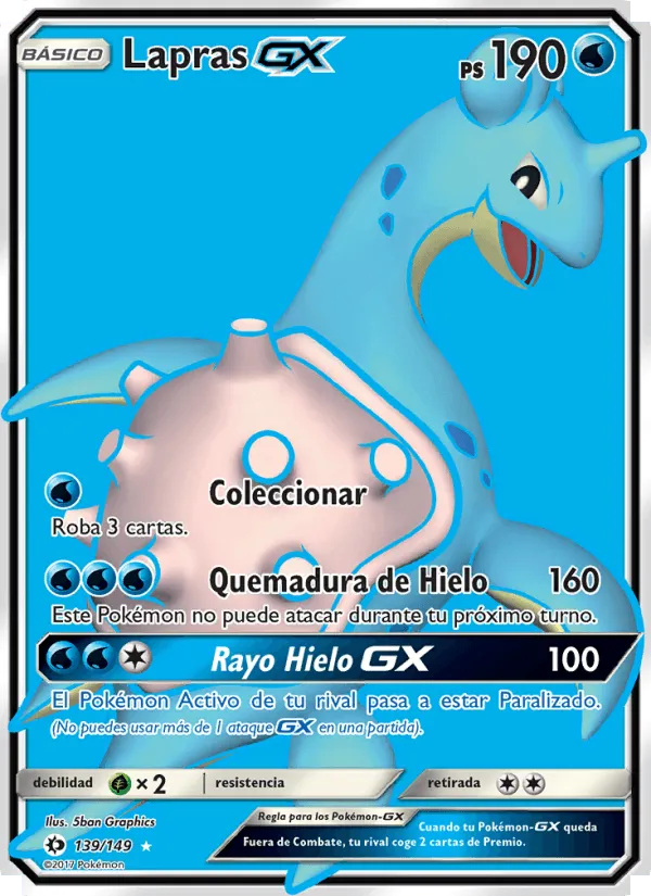Lapras GX · Sol y Luna 139/149