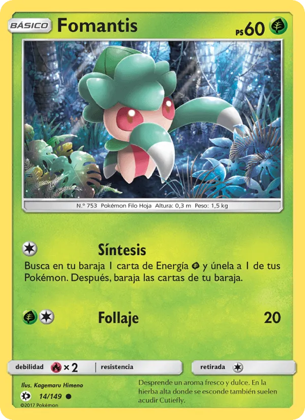 Fomantis · Sol y Luna 14/149
