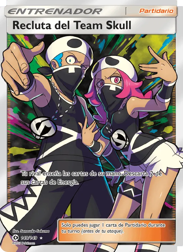 Recluta del Team Skull · Sol y Luna 149/149