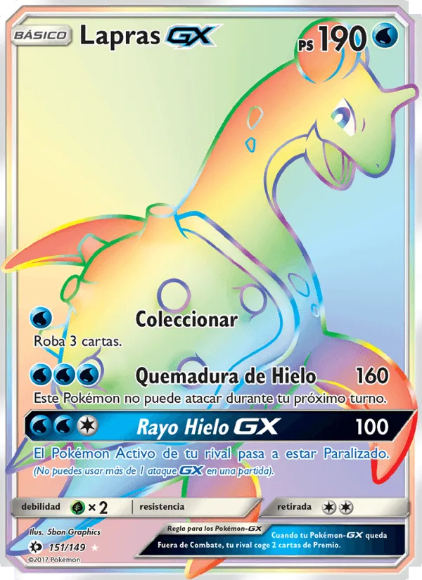 Lapras GX · Sol y Luna 151/149