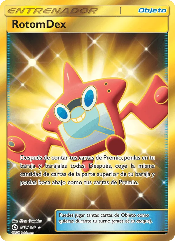 RotomDex · Sol y Luna 159/149