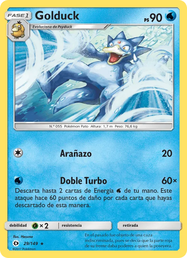 Golduck · Sol y Luna 29/149
