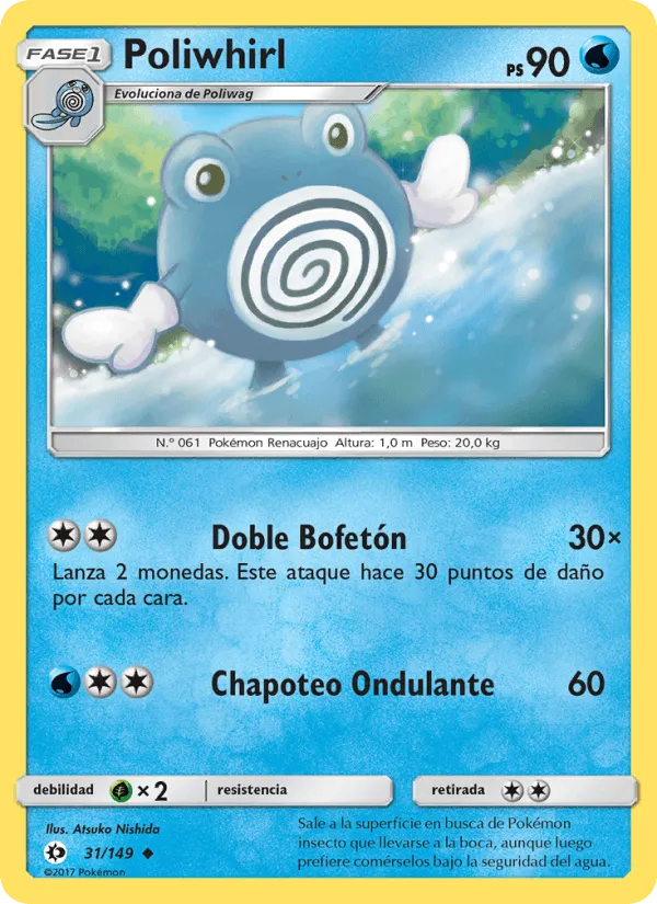 Poliwhirl · Sol y Luna 31/149