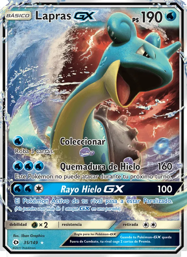 Lapras GX · Sol y Luna 35/149