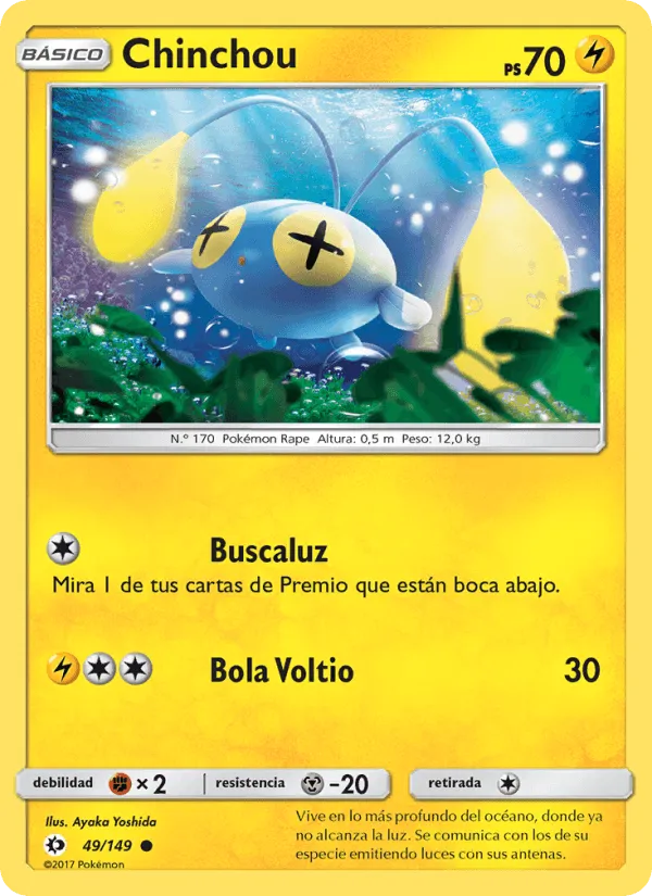 Chinchou · Sol y Luna 49/149