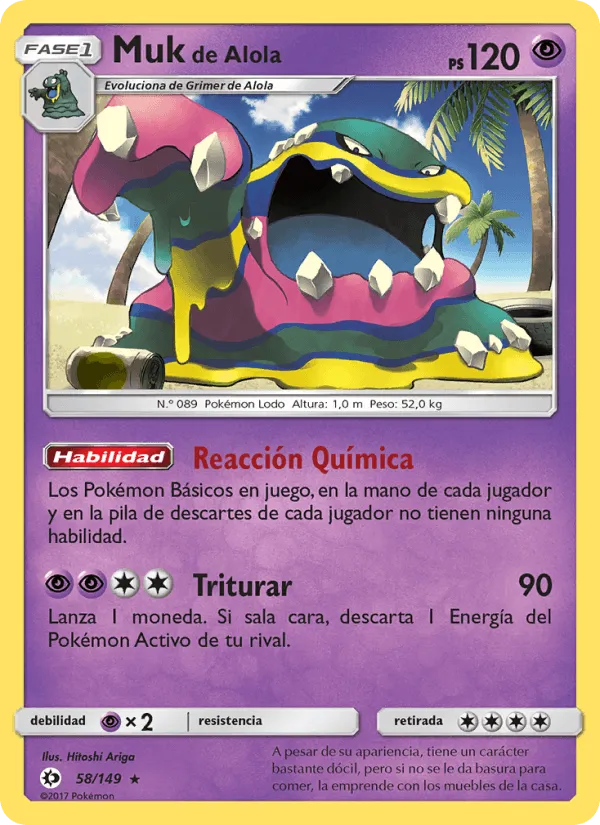 Muk de Alola · Sol y Luna 58/149