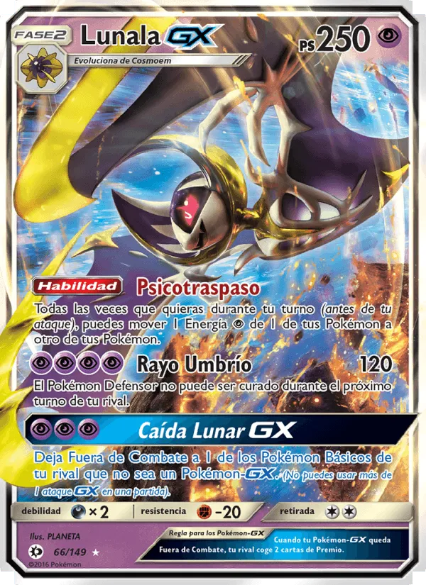 Lunala GX · Sol y Luna 66/149