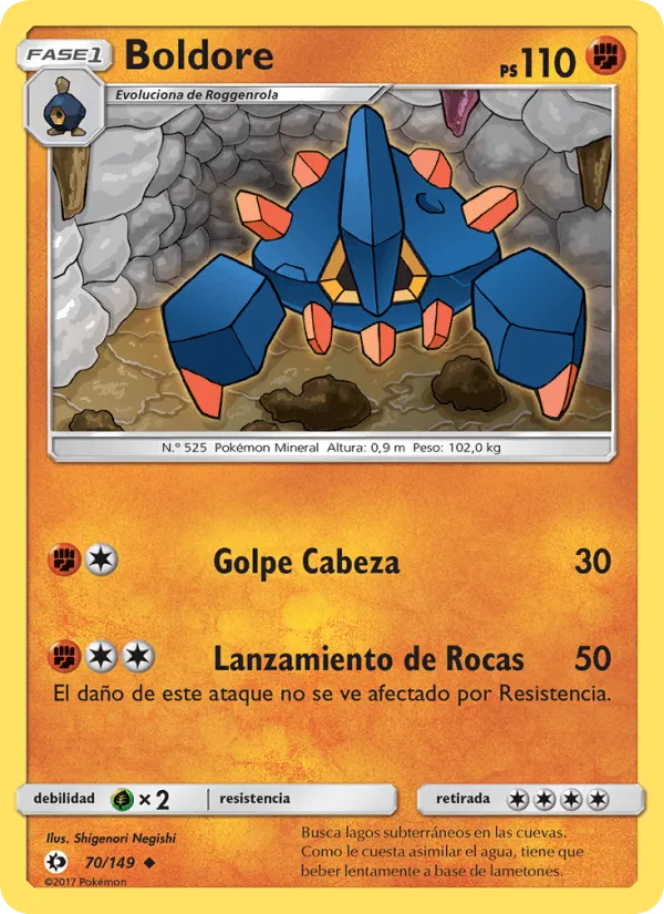Boldore · Sol y Luna 70/149