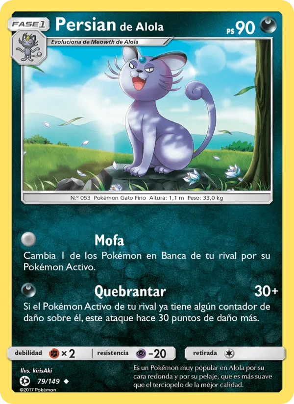 Persian de Alola · Sol y Luna 79/149