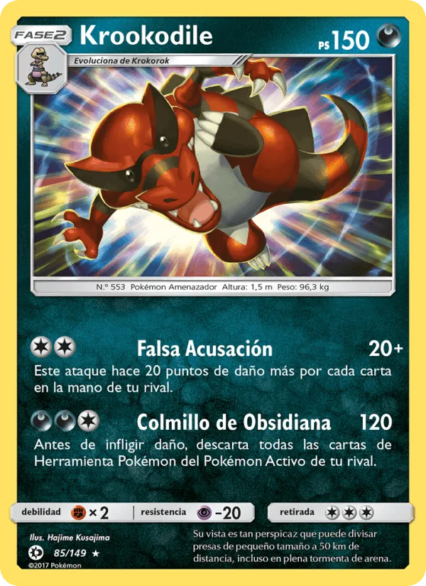Krookodile · Sol y Luna 85/149