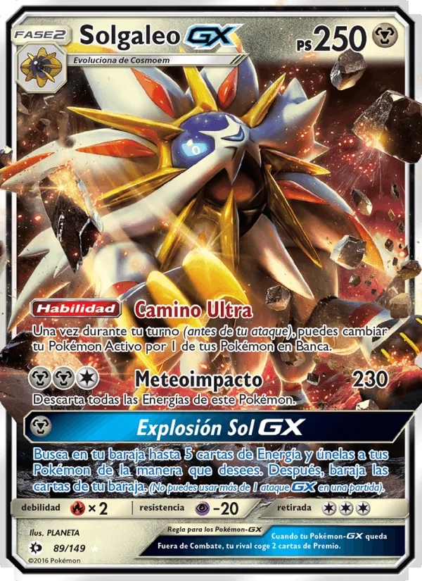 Solgaleo GX · Sol y Luna 89/149