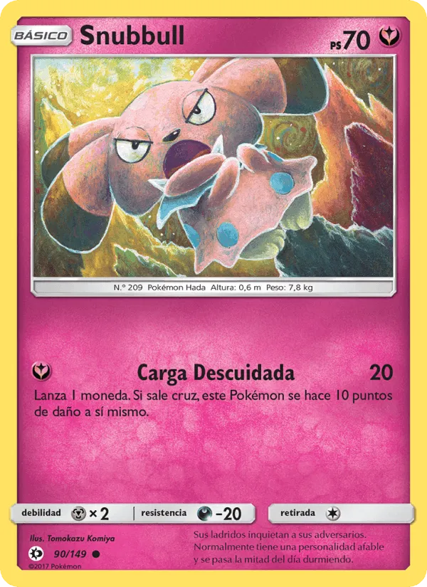 Snubbull · Sol y Luna 90/149