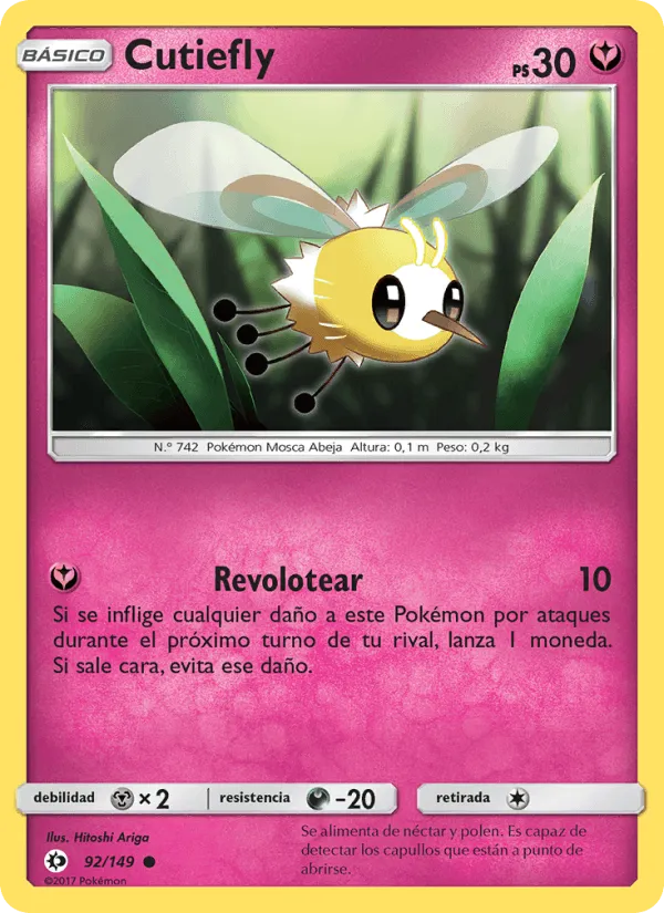 Cutiefly · Sol y Luna 92/149