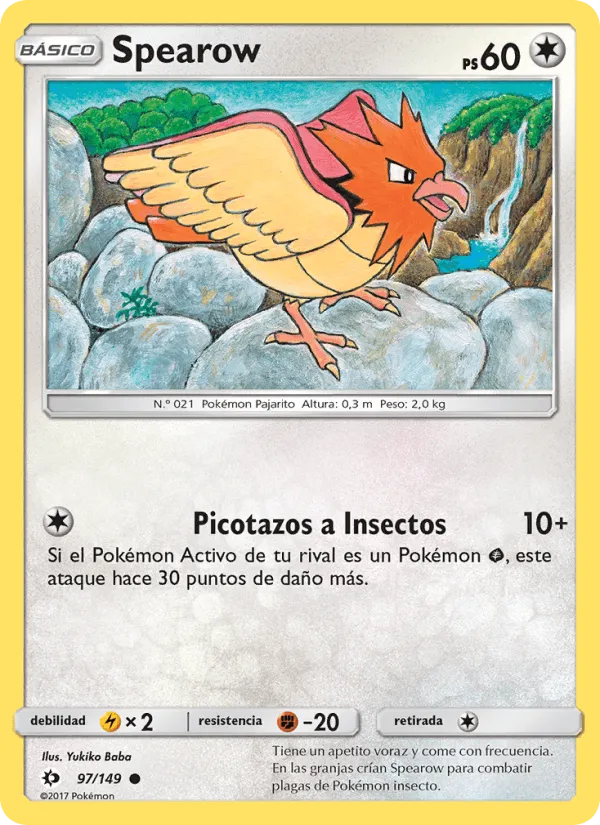 Spearow · Sol y Luna 97/149