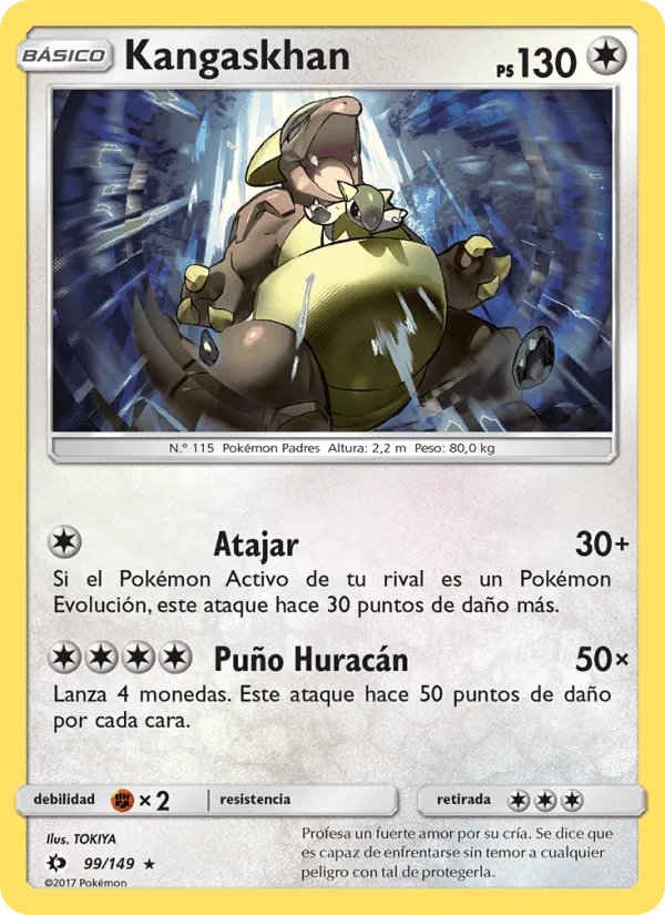 Kangaskhan · Sol y Luna 99/149