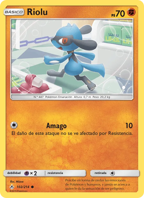 Riolu · Vínculos Indestructibles 102/214