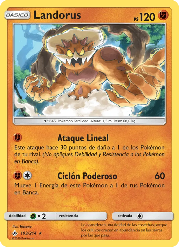 Landorus · Vínculos Indestructibles 103/214