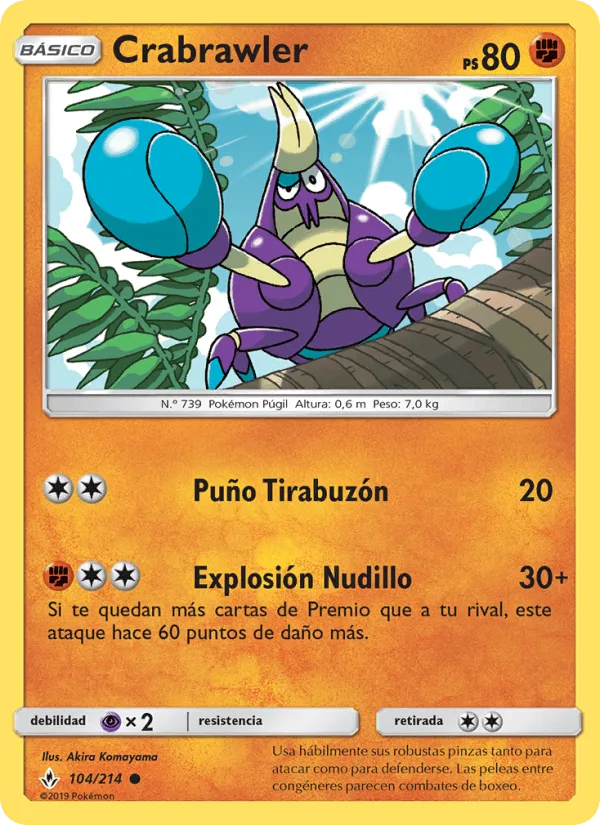 Crabrawler · Vínculos Indestructibles 104/214