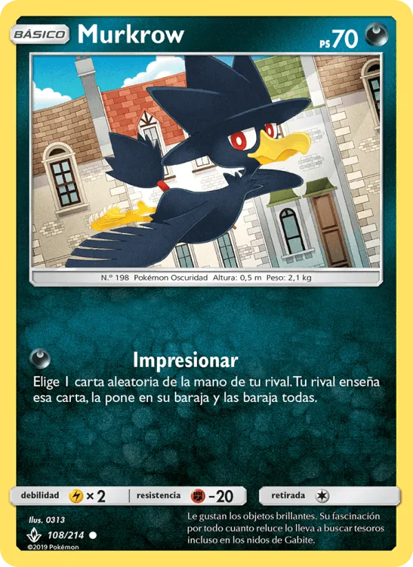 Murkrow · Vínculos Indestructibles 108/214
