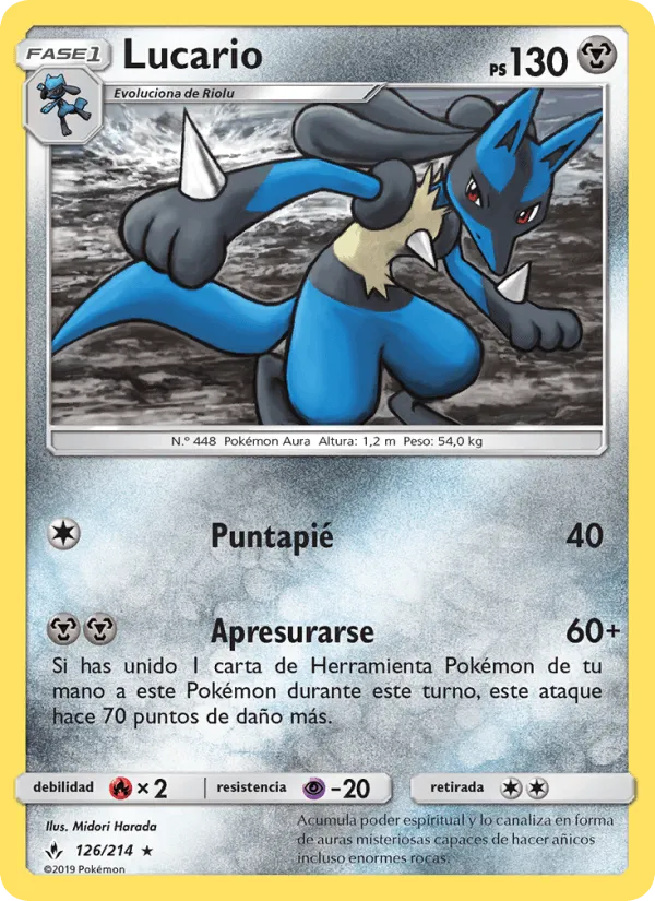Lucario · Vínculos Indestructibles 126/214