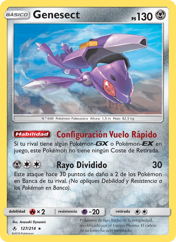 Genesect · Vínculos Indestructibles 127/214
