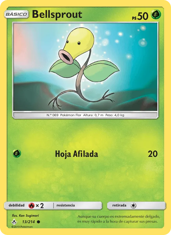 Bellsprout · Vínculos Indestructibles 13/214