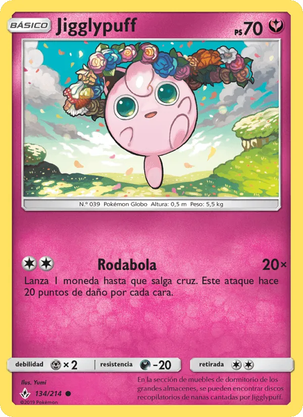 Jigglypuff · Vínculos Indestructibles 134/214