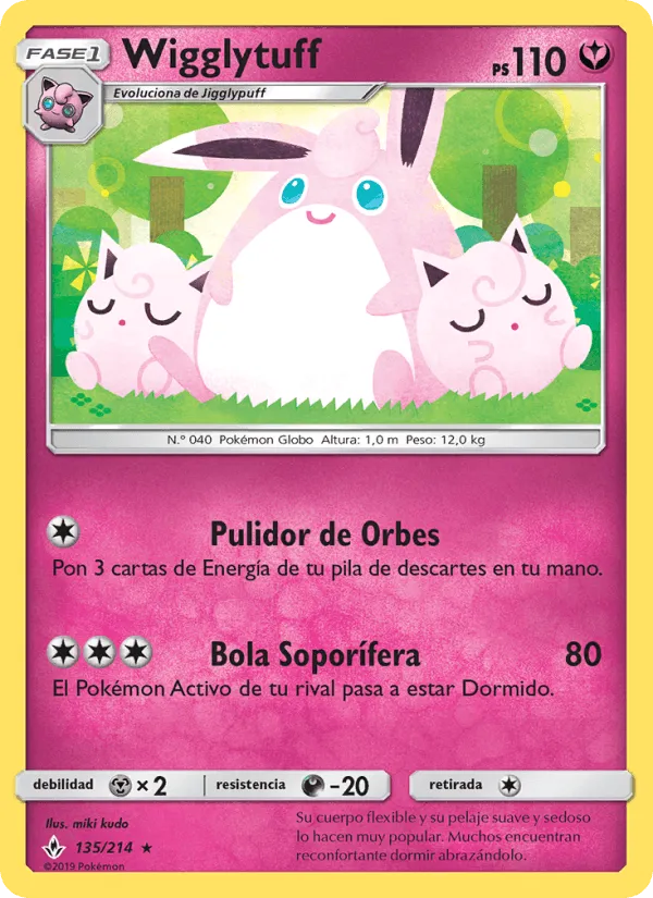 Wigglytuff · Vínculos Indestructibles 135/214