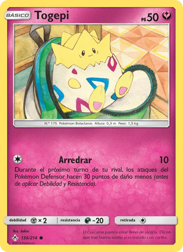 Togepi · Vínculos Indestructibles 136/214