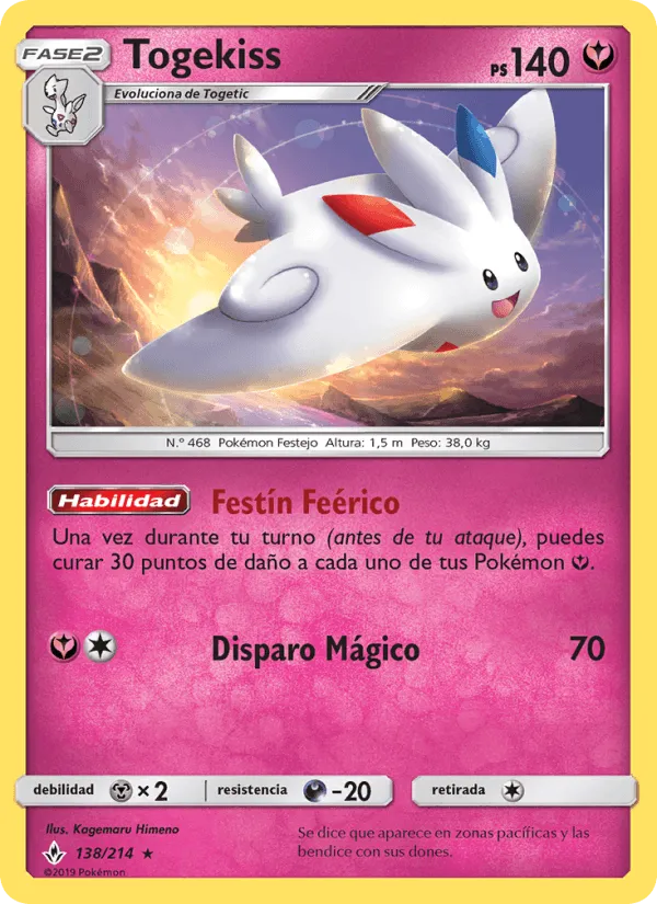 Togekiss · Vínculos Indestructibles 138/214