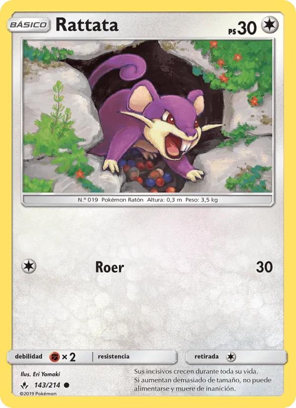 Rattata · Vínculos Indestructibles 143/214