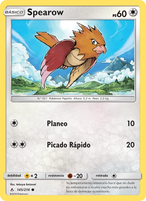 Spearow · Vínculos Indestructibles 145/214