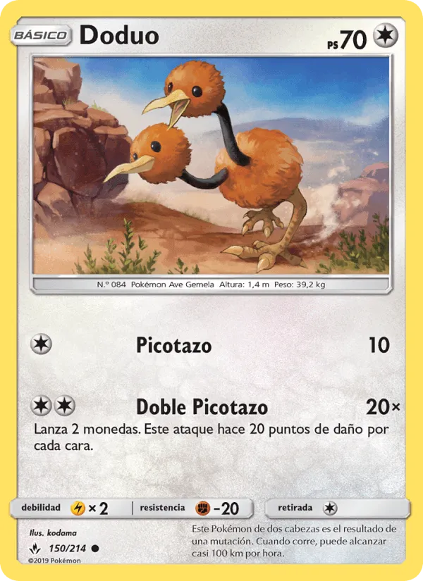 Doduo · Vínculos Indestructibles 150/214