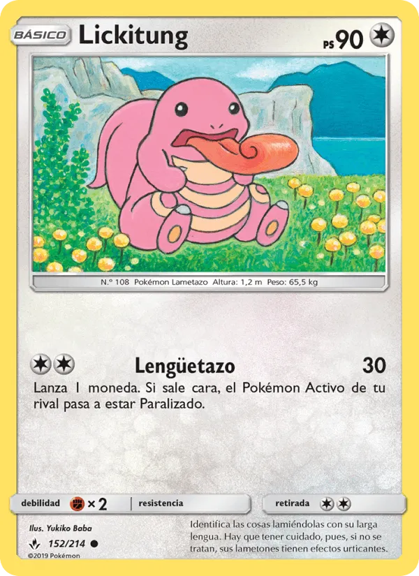 Lickitung · Vínculos Indestructibles 152/214