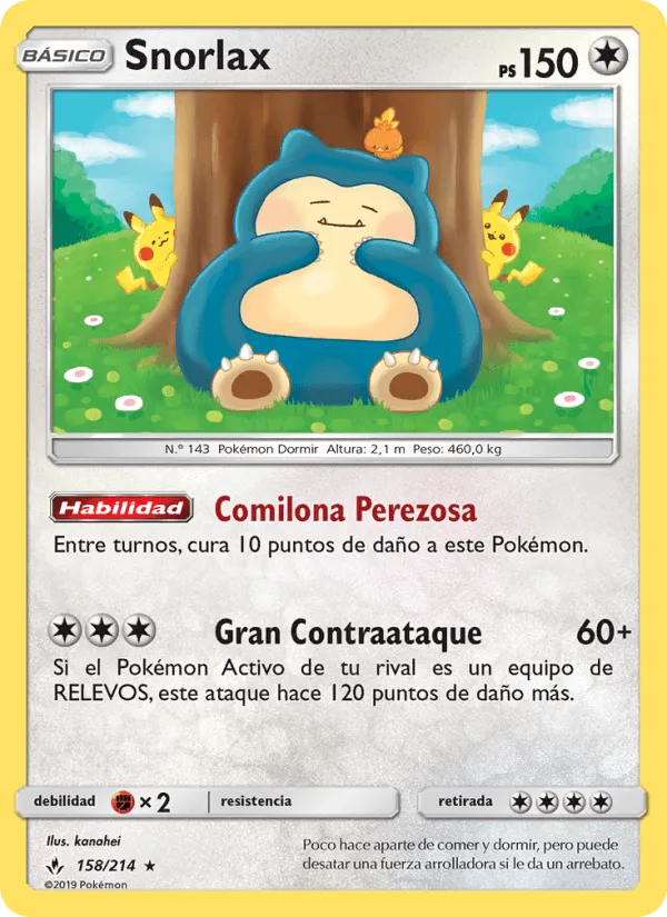 Snorlax · Vínculos Indestructibles 158/214