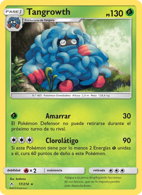 Tangrowth · Vínculos Indestructibles 17/214