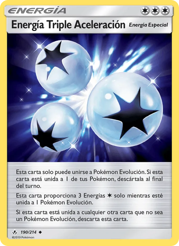 Energía Triple Aceleración · Vínculos Indestructibles 190/214