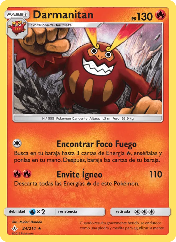 Darmanitan · Vínculos Indestructibles 24/214