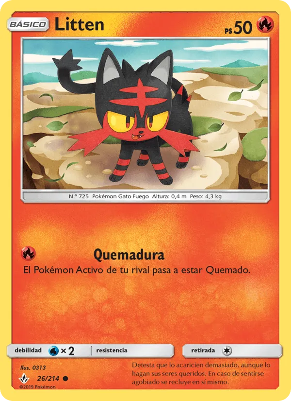 Litten · Vínculos Indestructibles 26/214