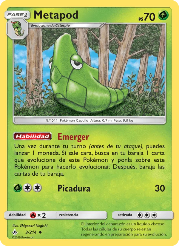 Metapod · Vínculos Indestructibles 3/214