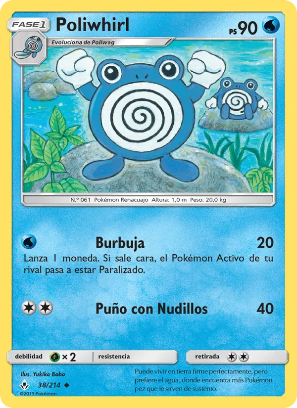 Poliwhirl · Vínculos Indestructibles 38/214
