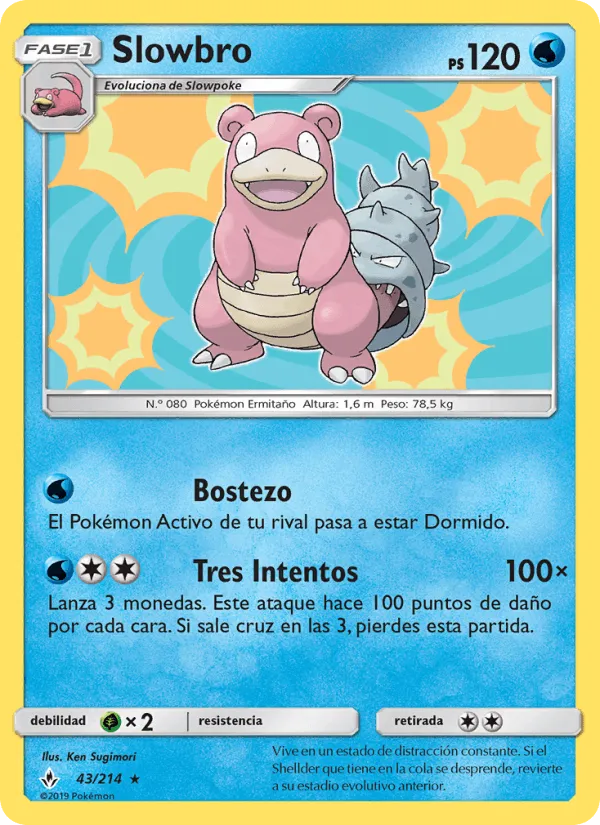 Slowbro · Vínculos Indestructibles 43/214