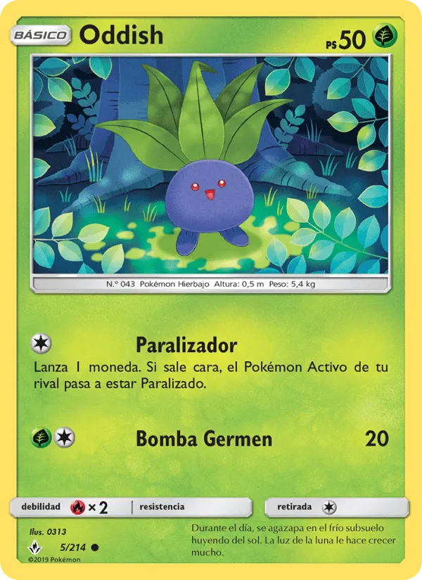 Oddish · Vínculos Indestructibles 5/214