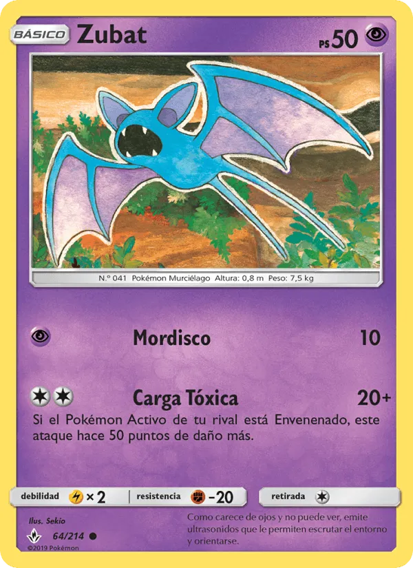 Zubat · Vínculos Indestructibles 64/214