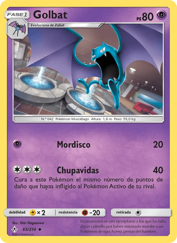Golbat · Vínculos Indestructibles 65/214